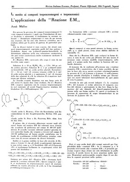 Rivista italiana essenze, profumi, piante officinali, olii vegetali, saponi organo di propaganda del gruppo produttori materie aromatiche della Federazione nazionale fascista degli industriali dei prodotti chimici