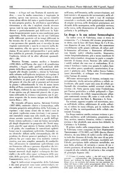 Rivista italiana essenze, profumi, piante officinali, olii vegetali, saponi organo di propaganda del gruppo produttori materie aromatiche della Federazione nazionale fascista degli industriali dei prodotti chimici