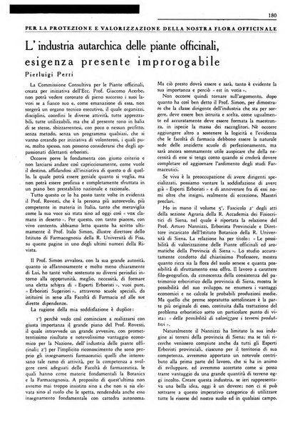 Rivista italiana essenze, profumi, piante officinali, olii vegetali, saponi organo di propaganda del gruppo produttori materie aromatiche della Federazione nazionale fascista degli industriali dei prodotti chimici