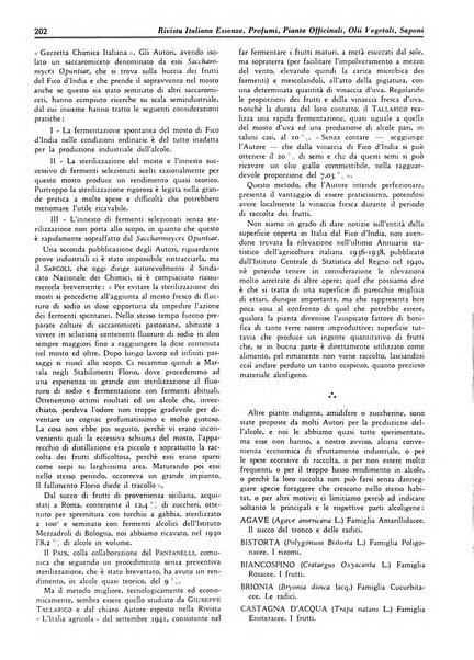 Rivista italiana essenze, profumi, piante officinali, olii vegetali, saponi organo di propaganda del gruppo produttori materie aromatiche della Federazione nazionale fascista degli industriali dei prodotti chimici