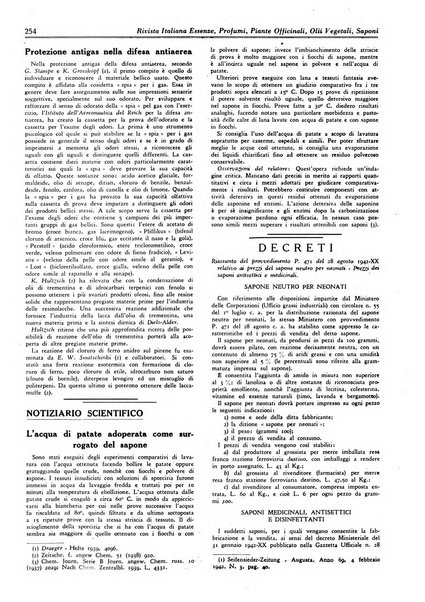 Rivista italiana essenze, profumi, piante officinali, olii vegetali, saponi organo di propaganda del gruppo produttori materie aromatiche della Federazione nazionale fascista degli industriali dei prodotti chimici