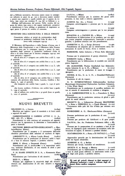 Rivista italiana essenze, profumi, piante officinali, olii vegetali, saponi organo di propaganda del gruppo produttori materie aromatiche della Federazione nazionale fascista degli industriali dei prodotti chimici