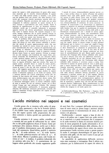 Rivista italiana essenze, profumi, piante officinali, olii vegetali, saponi organo di propaganda del gruppo produttori materie aromatiche della Federazione nazionale fascista degli industriali dei prodotti chimici