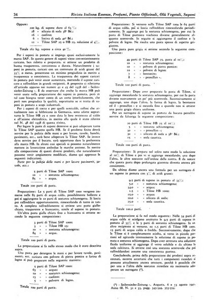 Rivista italiana essenze, profumi, piante officinali, olii vegetali, saponi organo di propaganda del gruppo produttori materie aromatiche della Federazione nazionale fascista degli industriali dei prodotti chimici