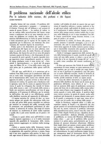 Rivista italiana essenze, profumi, piante officinali, olii vegetali, saponi organo di propaganda del gruppo produttori materie aromatiche della Federazione nazionale fascista degli industriali dei prodotti chimici