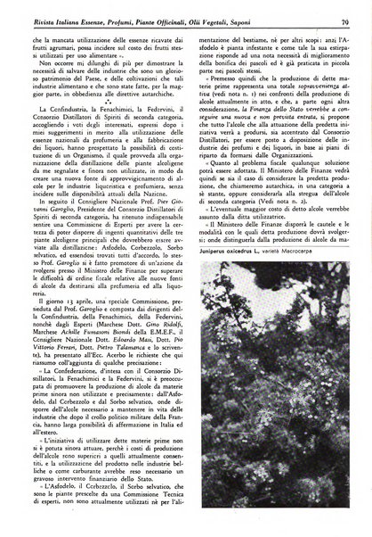 Rivista italiana essenze, profumi, piante officinali, olii vegetali, saponi organo di propaganda del gruppo produttori materie aromatiche della Federazione nazionale fascista degli industriali dei prodotti chimici