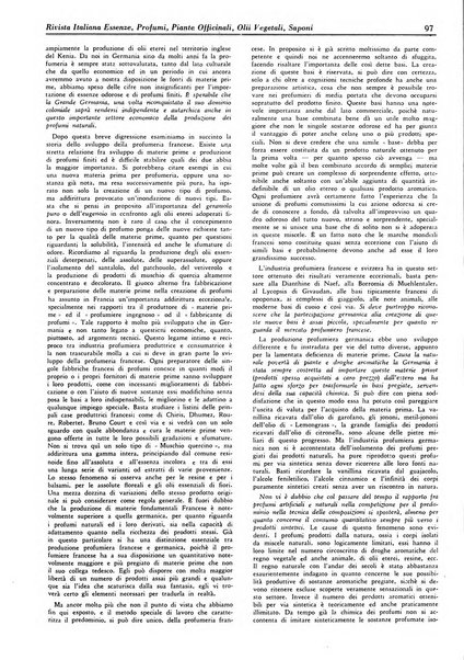 Rivista italiana essenze, profumi, piante officinali, olii vegetali, saponi organo di propaganda del gruppo produttori materie aromatiche della Federazione nazionale fascista degli industriali dei prodotti chimici