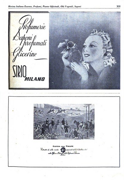 Rivista italiana essenze, profumi, piante officinali, olii vegetali, saponi organo di propaganda del gruppo produttori materie aromatiche della Federazione nazionale fascista degli industriali dei prodotti chimici