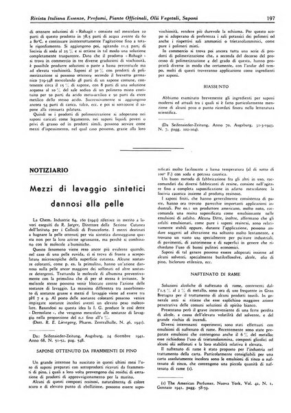 Rivista italiana essenze, profumi, piante officinali, olii vegetali, saponi organo di propaganda del gruppo produttori materie aromatiche della Federazione nazionale fascista degli industriali dei prodotti chimici