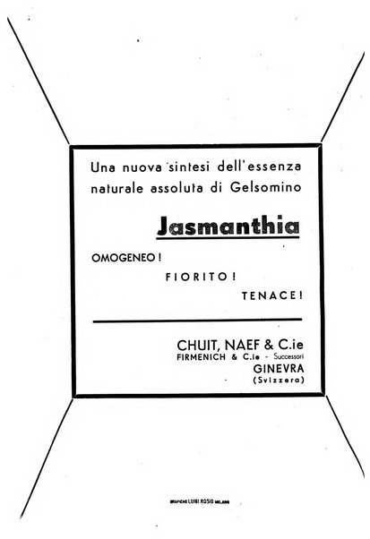 Rivista italiana essenze, profumi, piante officinali, olii vegetali, saponi organo di propaganda del gruppo produttori materie aromatiche della Federazione nazionale fascista degli industriali dei prodotti chimici