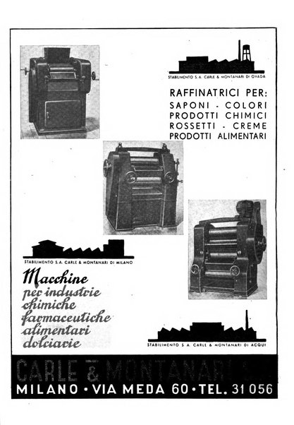 Rivista italiana essenze, profumi, piante officinali, olii vegetali, saponi organo di propaganda del gruppo produttori materie aromatiche della Federazione nazionale fascista degli industriali dei prodotti chimici