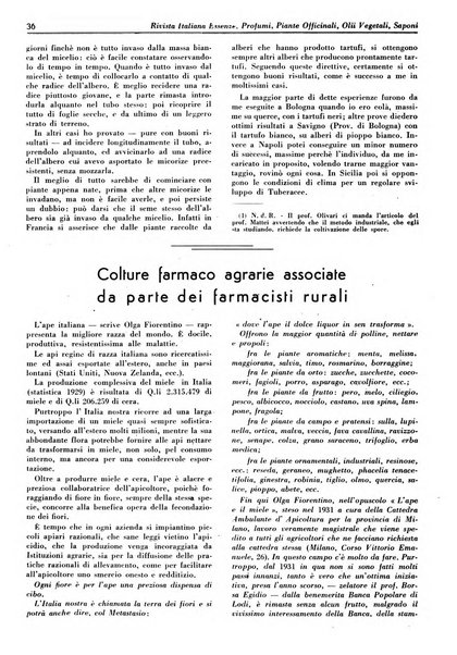 Rivista italiana essenze, profumi, piante officinali, olii vegetali, saponi organo di propaganda del gruppo produttori materie aromatiche della Federazione nazionale fascista degli industriali dei prodotti chimici