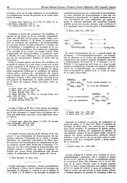 Rivista italiana essenze, profumi, piante officinali, olii vegetali, saponi organo di propaganda del gruppo produttori materie aromatiche della Federazione nazionale fascista degli industriali dei prodotti chimici