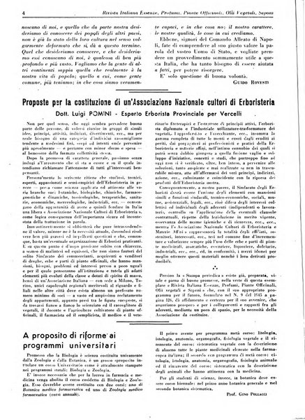 Rivista italiana essenze, profumi, piante officinali, olii vegetali, saponi organo di propaganda del gruppo produttori materie aromatiche della Federazione nazionale fascista degli industriali dei prodotti chimici