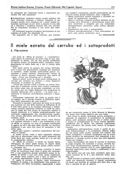 Rivista italiana essenze, profumi, piante officinali, olii vegetali, saponi organo di propaganda del gruppo produttori materie aromatiche della Federazione nazionale fascista degli industriali dei prodotti chimici