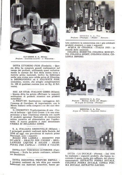 Rivista italiana essenze, profumi, piante officinali, olii vegetali, saponi organo di propaganda del gruppo produttori materie aromatiche della Federazione nazionale fascista degli industriali dei prodotti chimici