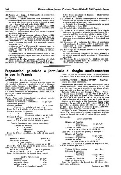 Rivista italiana essenze, profumi, piante officinali, olii vegetali, saponi organo di propaganda del gruppo produttori materie aromatiche della Federazione nazionale fascista degli industriali dei prodotti chimici