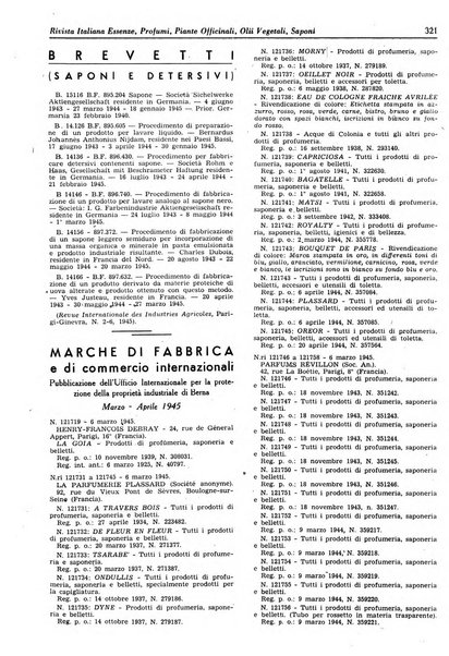 Rivista italiana essenze, profumi, piante officinali, olii vegetali, saponi organo di propaganda del gruppo produttori materie aromatiche della Federazione nazionale fascista degli industriali dei prodotti chimici