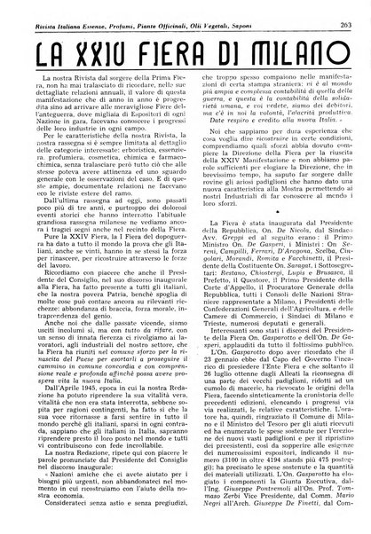 Rivista italiana essenze, profumi, piante officinali, olii vegetali, saponi organo di propaganda del gruppo produttori materie aromatiche della Federazione nazionale fascista degli industriali dei prodotti chimici