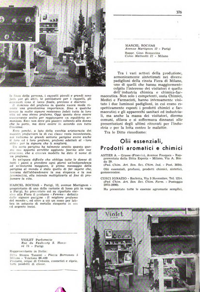 Rivista italiana essenze, profumi, piante officinali, olii vegetali, saponi organo di propaganda del gruppo produttori materie aromatiche della Federazione nazionale fascista degli industriali dei prodotti chimici