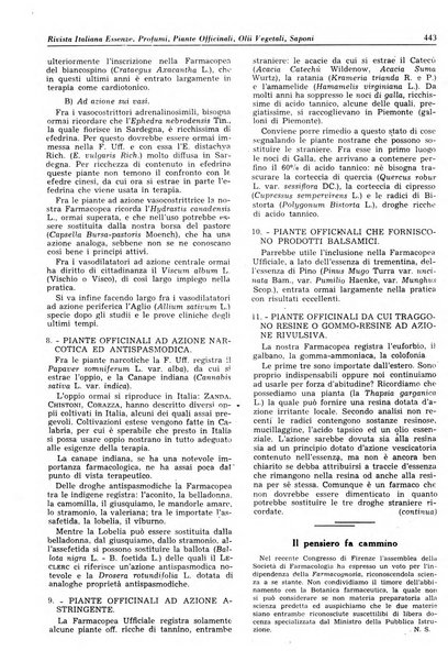 Rivista italiana essenze, profumi, piante officinali, olii vegetali, saponi organo di propaganda del gruppo produttori materie aromatiche della Federazione nazionale fascista degli industriali dei prodotti chimici