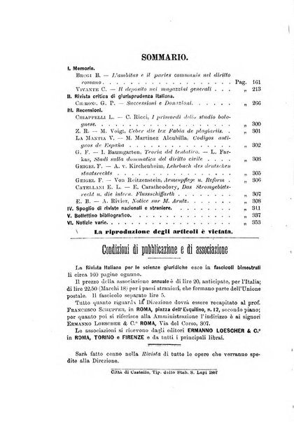 Rivista italiana per le scienze giuridiche