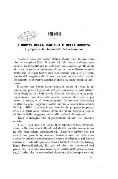 Rivista italiana per le scienze giuridiche