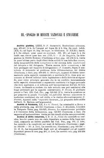 Rivista italiana per le scienze giuridiche