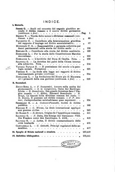 Rivista italiana per le scienze giuridiche