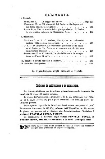 Rivista italiana per le scienze giuridiche