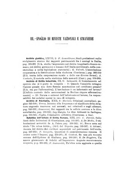 Rivista italiana per le scienze giuridiche