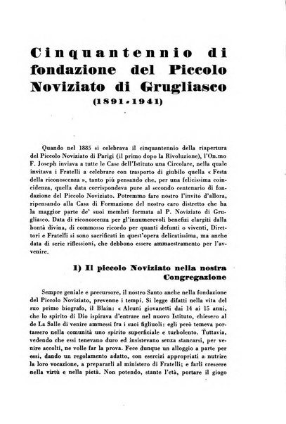 Rivista lasalliana trimestrale di formazione e informazione pedagogica