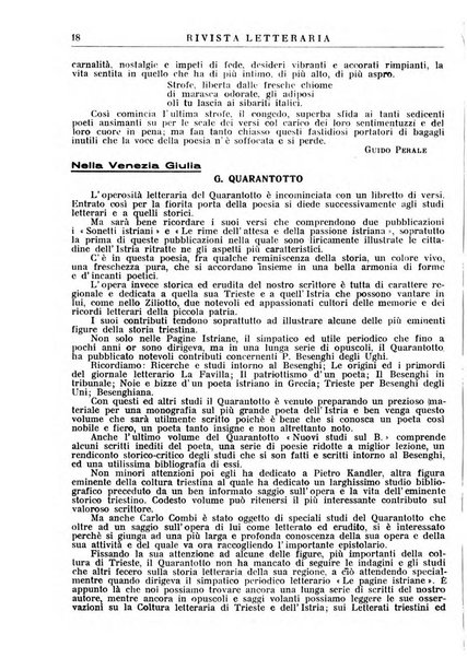 Rivista letteraria periodico bimestrale di letteratura italiana