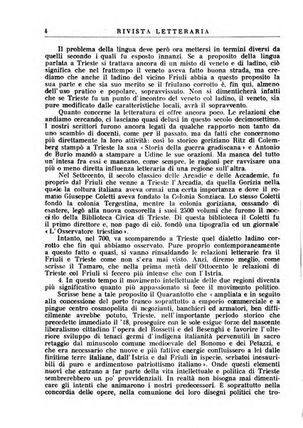 Rivista letteraria periodico bimestrale di letteratura italiana