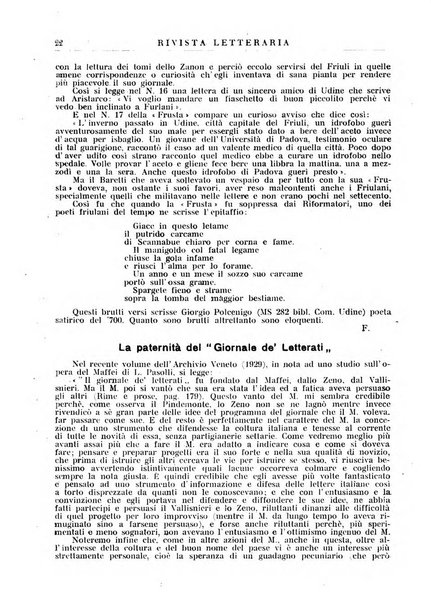 Rivista letteraria periodico bimestrale di letteratura italiana