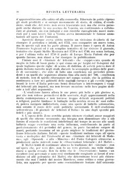 Rivista letteraria periodico bimestrale di letteratura italiana