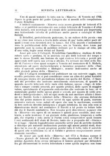 Rivista letteraria periodico bimestrale di letteratura italiana