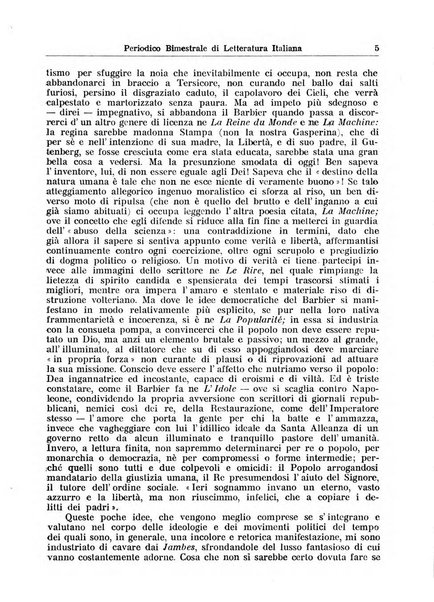 Rivista letteraria periodico bimestrale di letteratura italiana