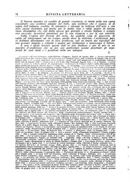 Rivista letteraria periodico bimestrale di letteratura italiana