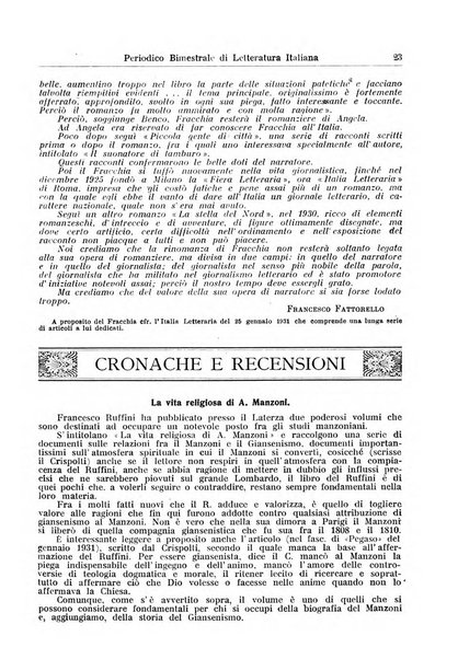 Rivista letteraria periodico bimestrale di letteratura italiana