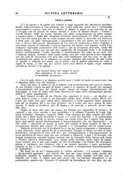 Rivista letteraria periodico bimestrale di letteratura italiana