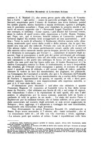 Rivista letteraria periodico bimestrale di letteratura italiana