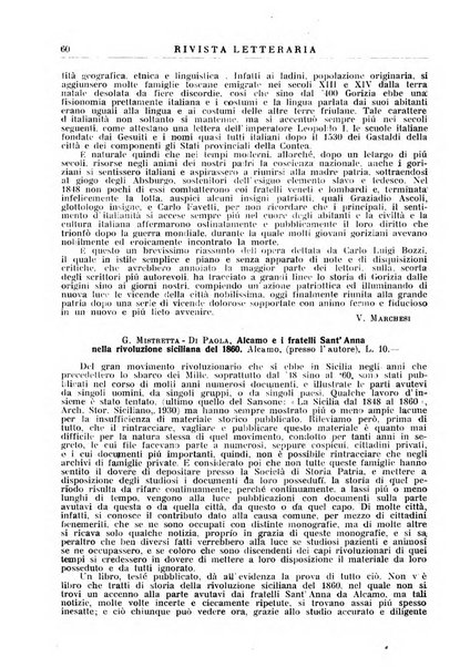 Rivista letteraria periodico bimestrale di letteratura italiana