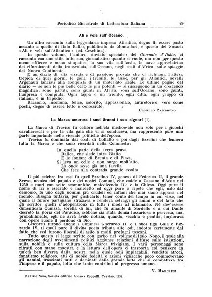 Rivista letteraria periodico bimestrale di letteratura italiana