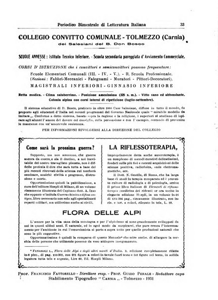 Rivista letteraria periodico bimestrale di letteratura italiana