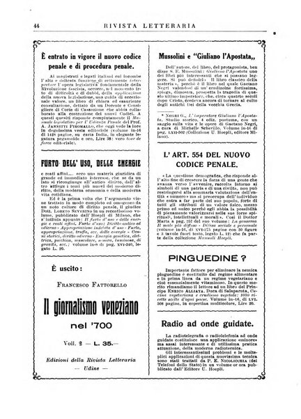 Rivista letteraria periodico bimestrale di letteratura italiana