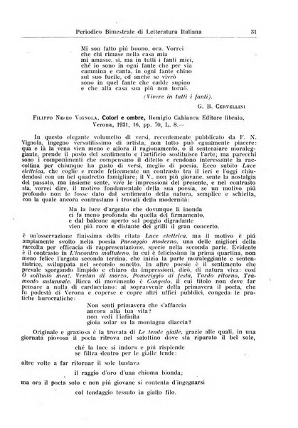 Rivista letteraria periodico bimestrale di letteratura italiana