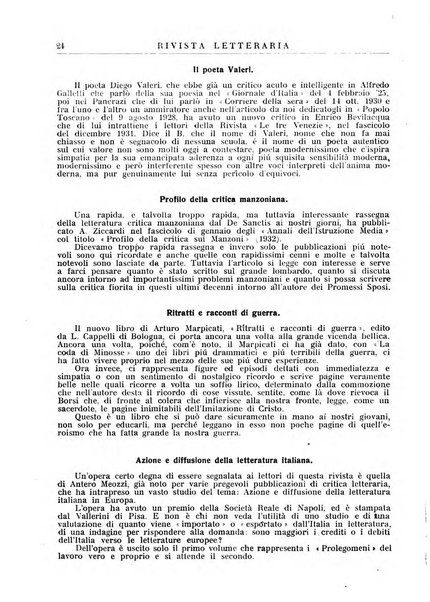 Rivista letteraria periodico bimestrale di letteratura italiana