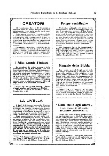 Rivista letteraria periodico bimestrale di letteratura italiana