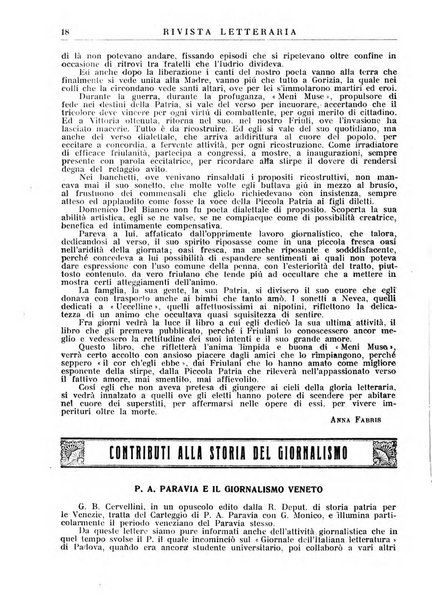 Rivista letteraria periodico bimestrale di letteratura italiana